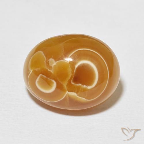 14.54ct Naturale Multicolore Agata, Ovale, Opaco