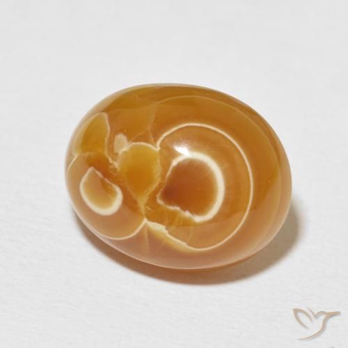 Agata Multicolore naturale da 14.54 ct, Ovale, Opaco