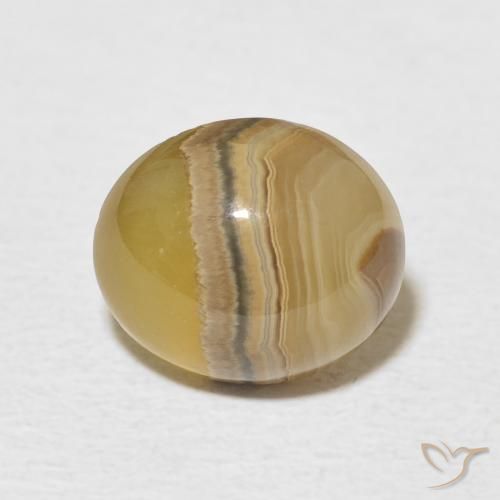 3.53ct Naturale Multicolore Agata, Ovale, Opaco