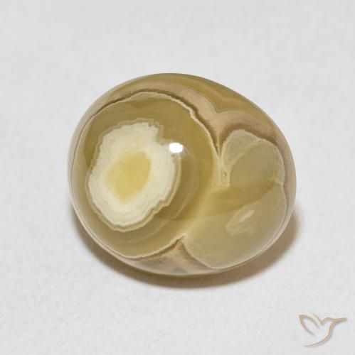 Agata Multicolore naturale da 9.89 ct, Ovale, Opaco