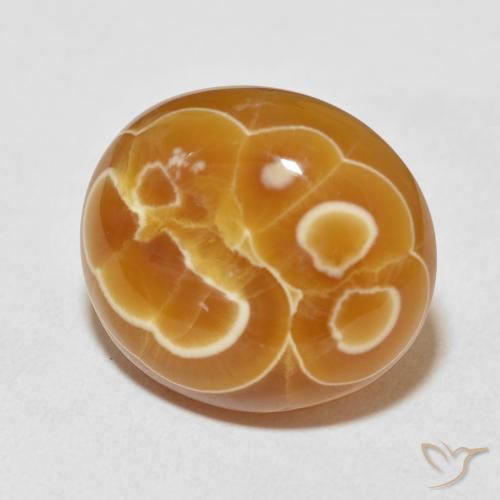 Agata Multicolore naturale da 21.45 ct, Ovale, Opaco