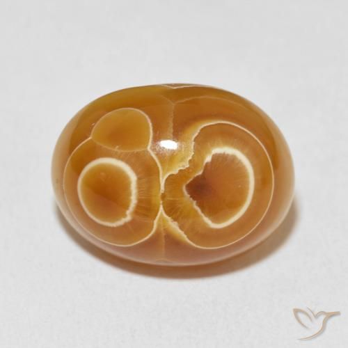 18.67ct Naturale Multicolore Agata, Ovale, Opaco