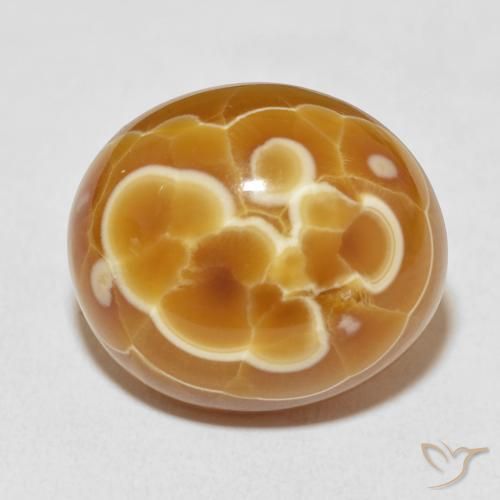 29.77ct Naturale Multicolore Agata, Ovale, Opaco, Photo A