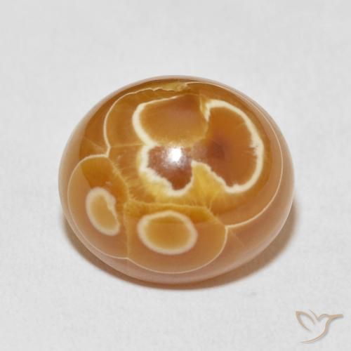 16.56ct Naturale Multicolore Agata, Ovale, Opaco