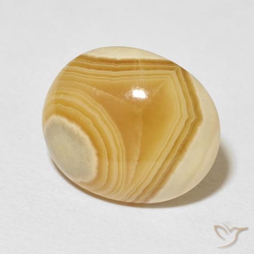 Agata Multicolore naturale da 15.45 ct, Ovale, Opaco