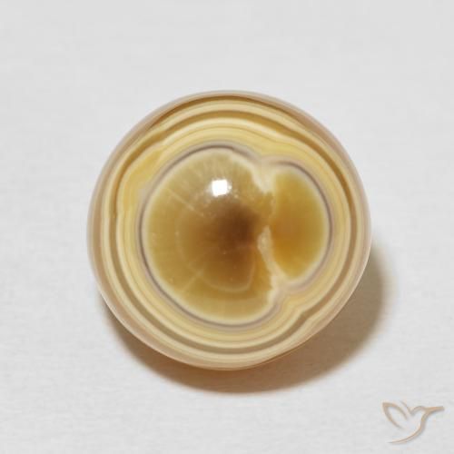 16.93ct Naturale Multicolore Agata, Rotondo, Opaco