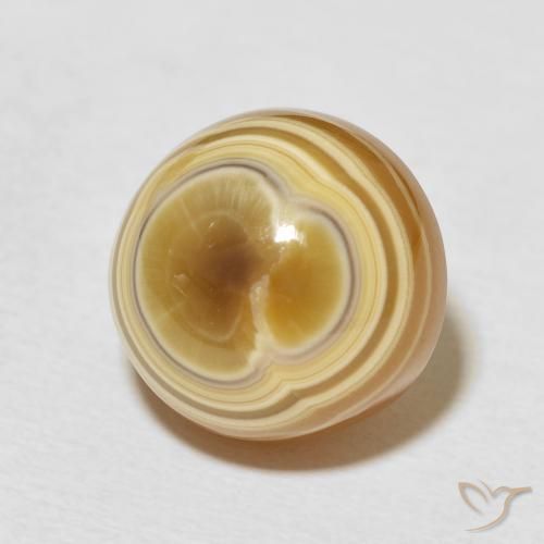 Agata Multicolore naturale da 16.93 ct, Rotondo, Opaco