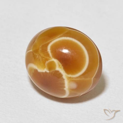 Agata Multicolore naturale da 8.24 ct, Ovale, Opaco