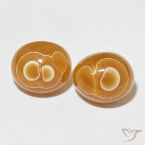 21.51ctw Naturale Multicolore Agata, Ovale, Opaco