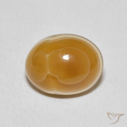 6.46ct Naturale Multicolore Agata, Ovale, Opaco