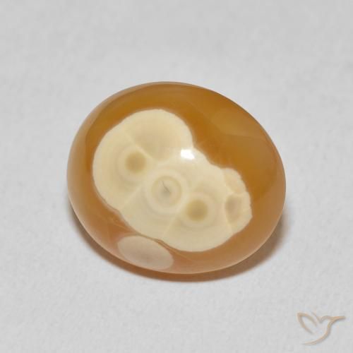 Agata Multicolore naturale da 13.67 ct, Ovale, Opaco