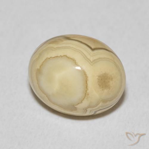 Agata Multicolore naturale da 6.65 ct, Ovale, Opaco