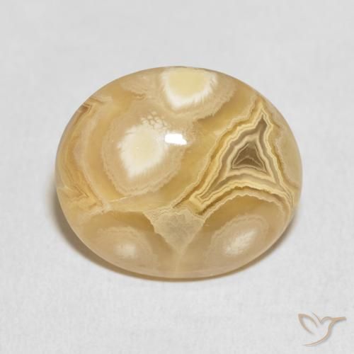 18.32ct Naturale Multicolore Agata, Ovale, Opaco