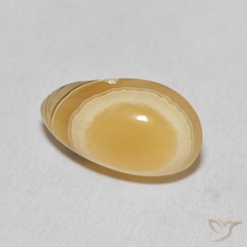 Agata Multicolore naturale da 11.05 ct, Forma a pera, Opaco