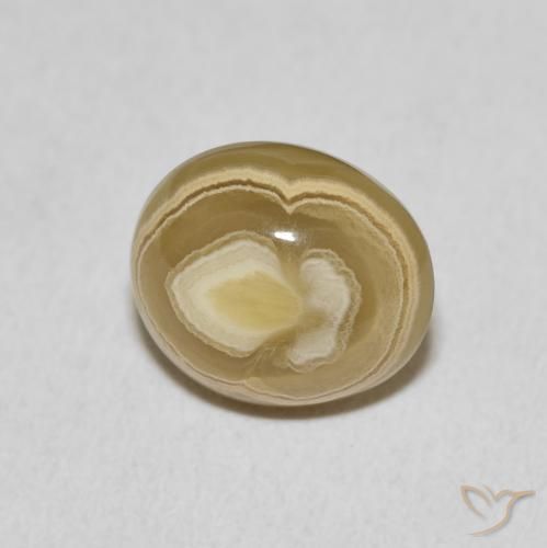 Agata Multicolore naturale da 6.07 ct, Ovale, Opaco