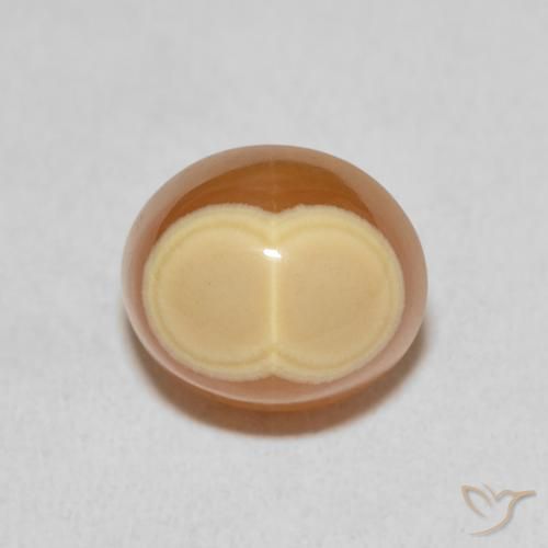 8.59ct Naturale Multicolore Agata, Ovale, Opaco, Photo A
