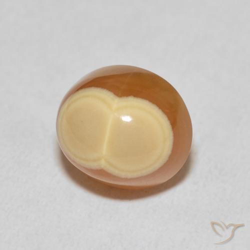 Agata Multicolore naturale da 8.59 ct, Ovale, Opaco