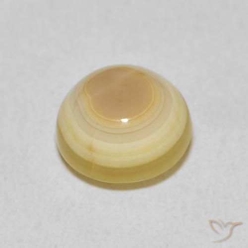 Agata Multicolore naturale da 4.73 ct, Rotondo, Opaco