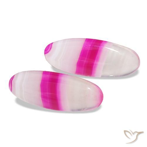 Gemme di Agata Multicolore naturale da 24.03 ct, Taglio ovale, Trasparente