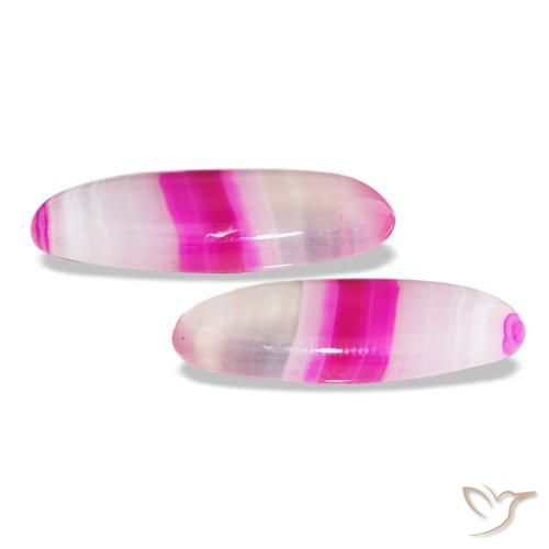 Gemme di Agata Multicolore naturale da 24.03 ct, Taglio ovale, Trasparente