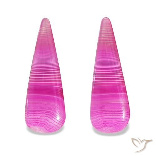 24.65ctw Multicolore Agata, Forma a pera, Traslucido