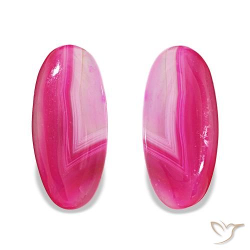 Gemme di Agata Multicolore naturale da 16.92 ct, Taglio ovale, Traslucido