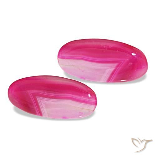 Gemme di Agata Multicolore naturale da 16.92 ct, Taglio ovale, Traslucido