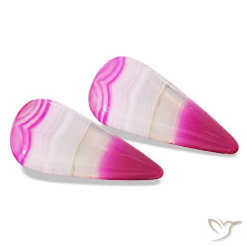 Gemme di Agata Multicolore naturale da 13.14 ct, Forma a pera, Trasparente