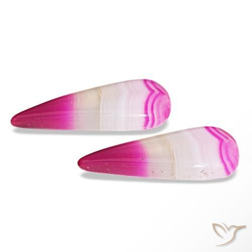 Gemme di Agata Multicolore naturale da 13.14 ct, Forma a pera, Trasparente