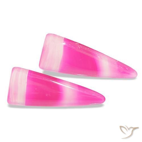 Gemme di Agata Multicolore naturale da 15.86 ct, Taglio trillion, Trasparente