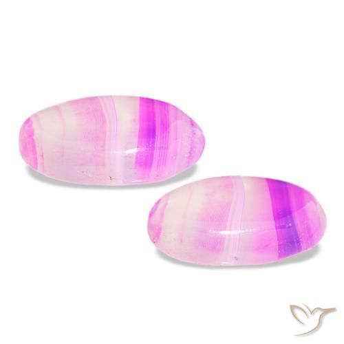 Gemme di Agata Multicolore naturale da 11.89 ct, Taglio ovale, Trasparente