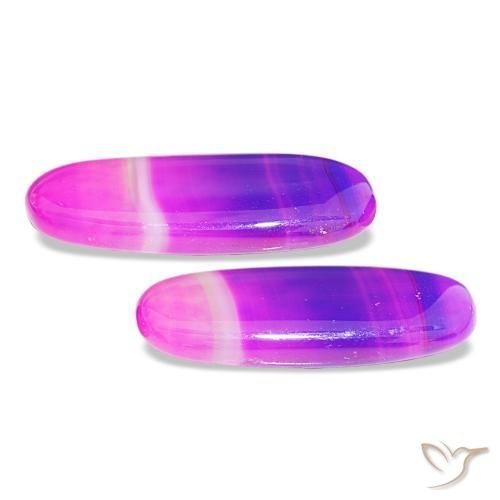 Gemme di Agata Multicolore naturale da 26.61 ct, Taglio ovale, Trasparente