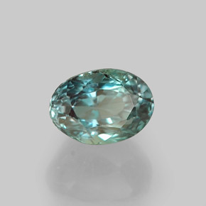 Alessandrite naturale multicolore da 0,45 ct, taglio ovale, VS