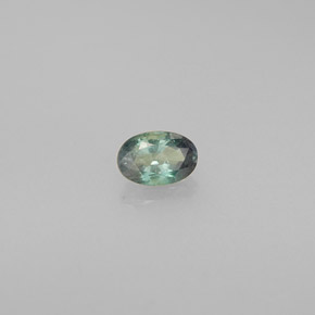 Alessandrite Verde / Rosso naturale da 0.23 ct, Taglio ovale, VS