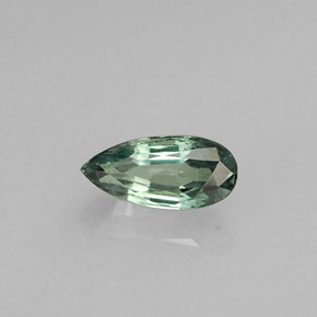 Alessandrite Verde / Rosso naturale da 0.33 ct, Forma a pera, VS