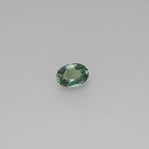 Alessandrite verde / rosso naturale da 0,18 ct, taglio ovale, VVS-VS
