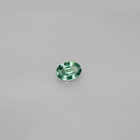 Alessandrite Verde / Rosso naturale da 0.21 ct, Taglio ovale, VVS-VS