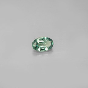 Alessandrite naturale multicolore da 0,36 ct, taglio ovale, VVS-VS