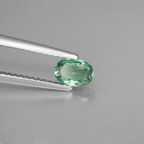 Alessandrite naturale multicolore da 0,46 ct, taglio ovale, VVS-VS