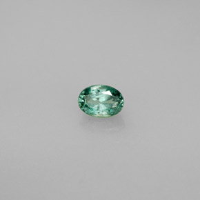 Alessandrite Verde / Rosso naturale da 0.43 ct, Taglio ovale, VS