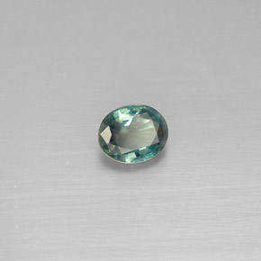 Alessandrite naturale multicolore da 0,33 ct, taglio ovale, VVS-VS