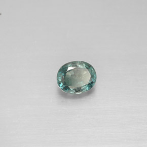 Alessandrite Verde / Rosso naturale da 0.34 ct, Taglio ovale, VVS-VS