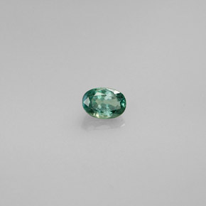 Alessandrite naturale multicolore da 0,33 ct, taglio ovale, VVS-VS