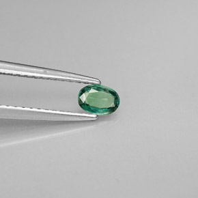Alessandrite naturale multicolore da 0,25 ct, taglio ovale, VVS-VS