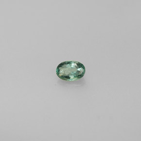 Alessandrite Verde / Rosso naturale da 0.20 ct, Taglio ovale, VS