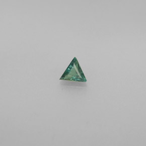 Alessandrite naturale multicolore da 0,12 ct, trillion, VS