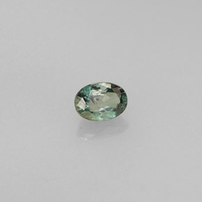 Alessandrite naturale multicolore da 0,18 ct, taglio ovale, VS