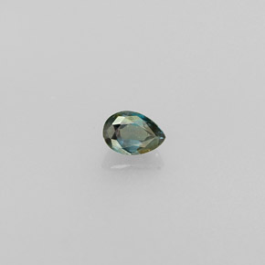 Alessandrite naturale multicolore da 0,13 ct, taglio a pera, VS