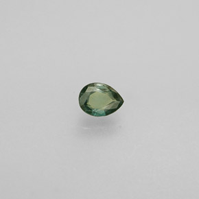 Alessandrite naturale multicolore da 0,12 ct, taglio a pera, VS