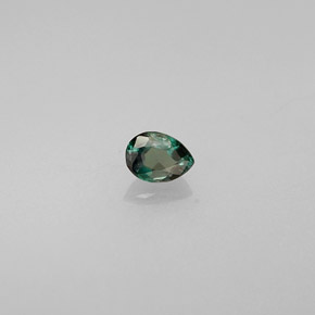 Alessandrite naturale multicolore da 0,10 ct, taglio a pera, VS